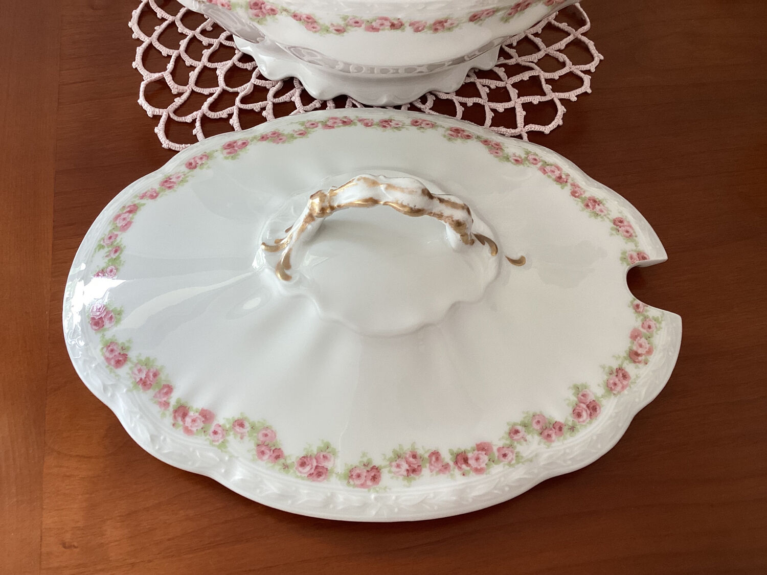 Soupière porcelaine Mandavy de Mavaleix 1908-1920