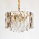 Murano glass and brass 'Palazzo' chandelier by Kalmar