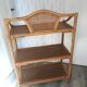 Rattan bookcase