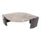 Vintage grey marble coffee table from the 1970s.