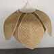 Rattan lotus flower suspension from the 60s/70s