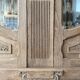 Large Art Nouveau wardrobe in solid oak (renovated)