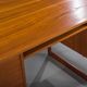 Mid-century Danish freestanding teak desk with raised lip edge, 1960s