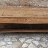 Old Burmese teak bench