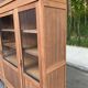 Large Art Deco Display Library stripped in solid mahogany 1930 200cm