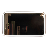 Fiberglass backlit mirror Italy 70s