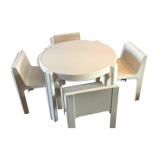 Table and chairs Ozoo Marc Berthier