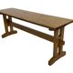 Vintage Scandinavian modern pinewood bench from the 1960's