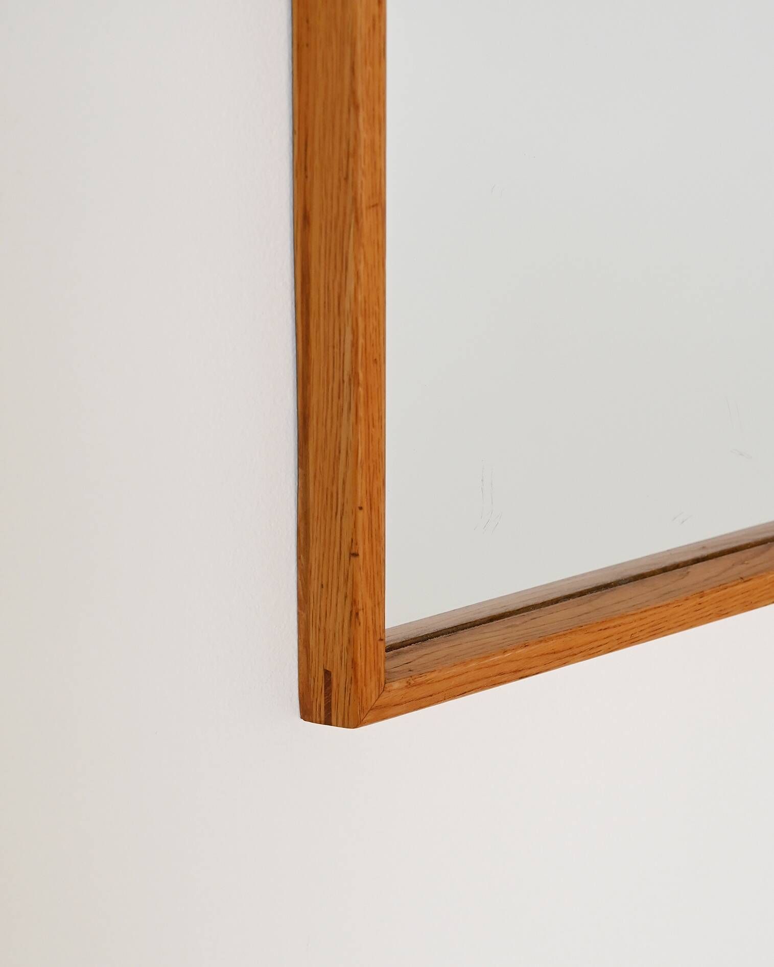 "Glas-Mäster" oak mirror, 1950s-1960s