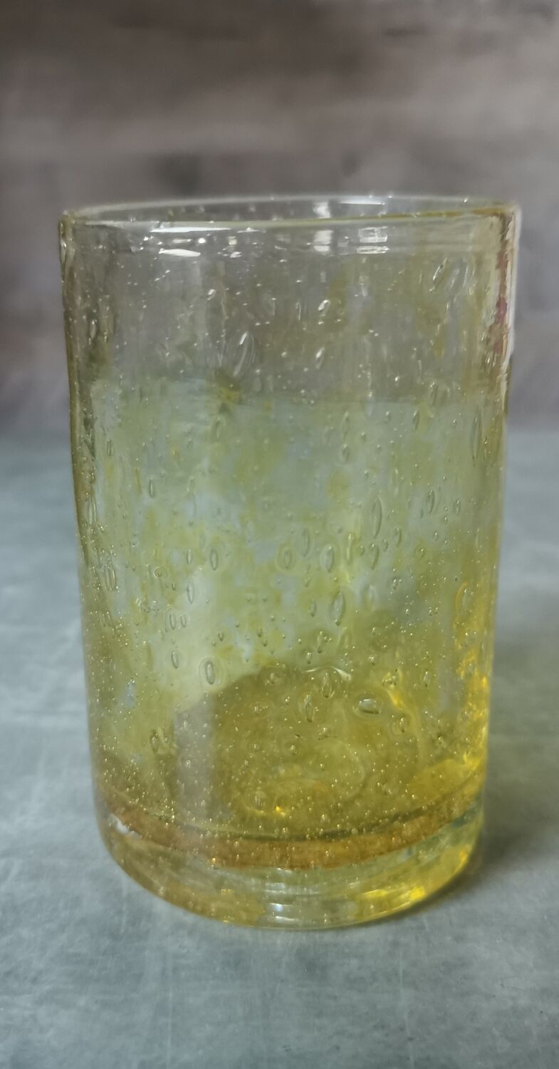 Bubbled water glasses Bourboule glassware