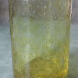 Bubbled water glasses Bourboule glassware