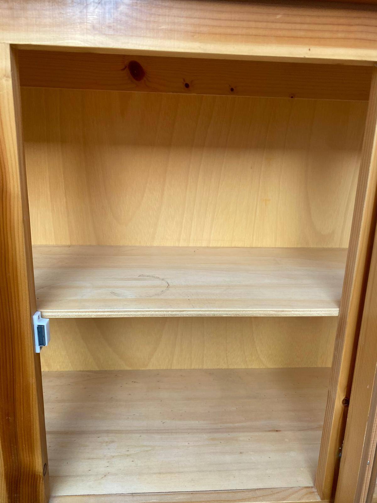 Scandinavian wardrobe in solid pine from the 1980s.