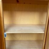 Scandinavian wardrobe in solid pine from the 1980s.