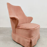 Vintage design armchair lounge chair 'Soft pink'