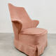 Fauteuil lounge design vintage 'Soft pink'