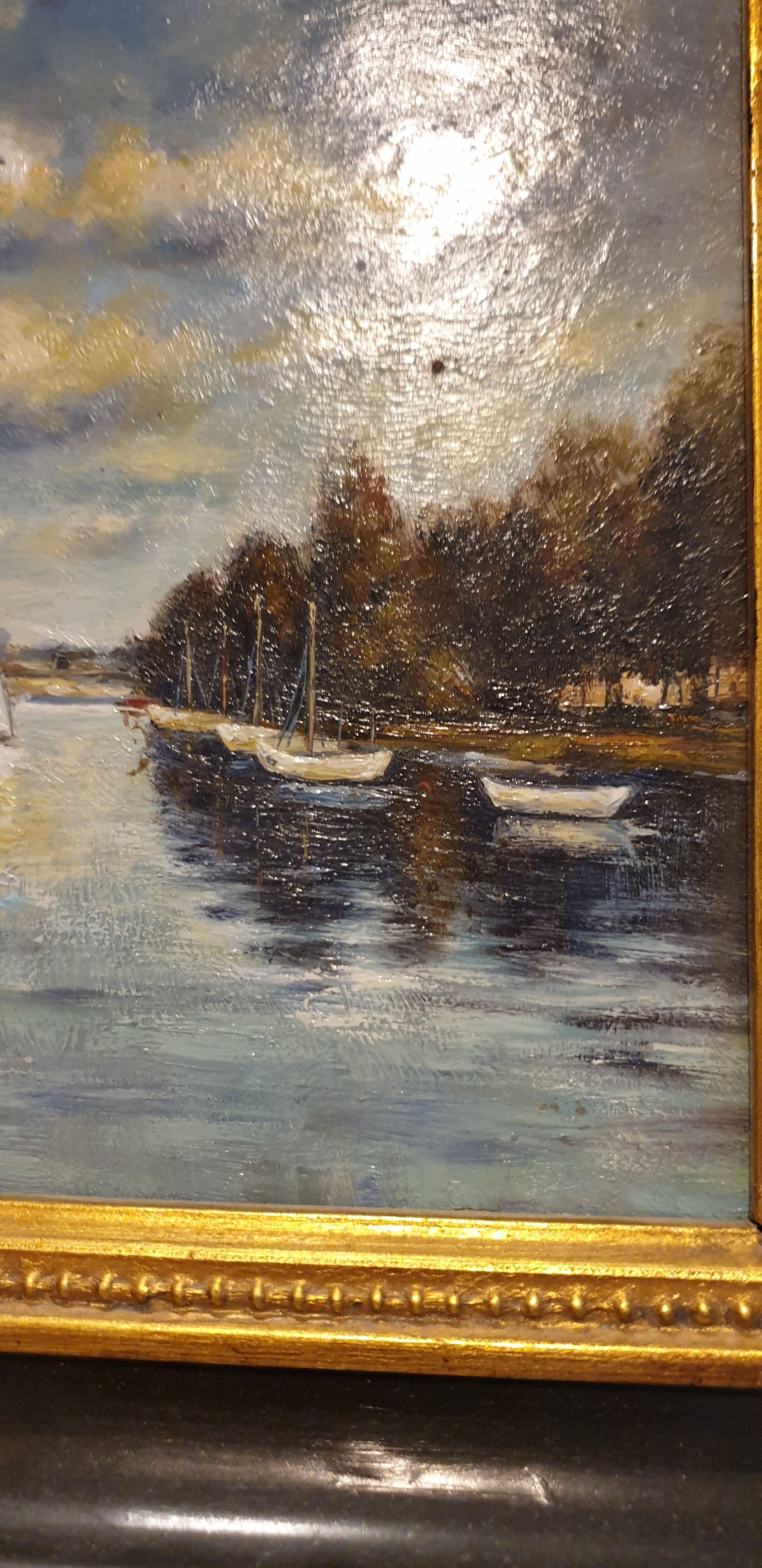 Safe marine oil panel