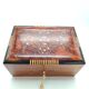 Thuya box locked with pearl encrusted key