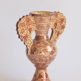 Neoclassical Spanish Copper Lustre Vases, 19Th