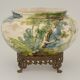 Cache pot slip impressionist 1900 japanese base montigny nineteenth