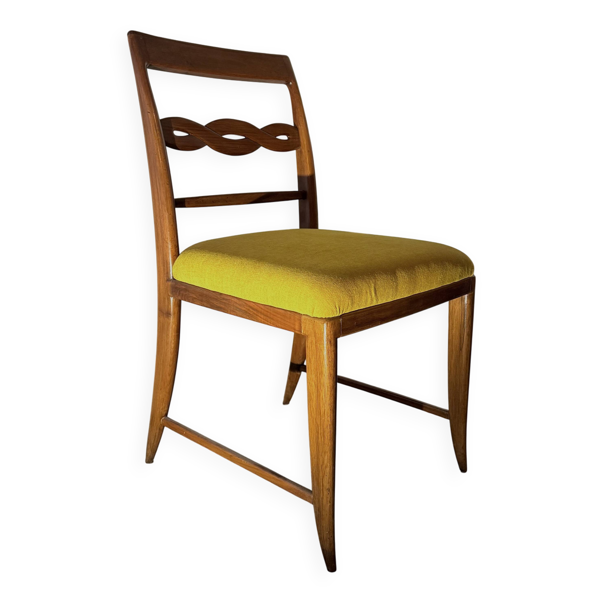 Chairs, set of 6 Paolo Buffa chairs by Mario Quarti