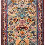 Oriental Rug Iran Isfahan 0.74X 1.08 M - Wool and Silk