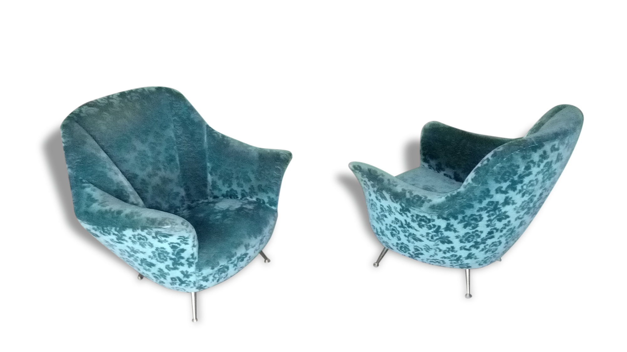 Pair of chairs ico parisi years 50/60