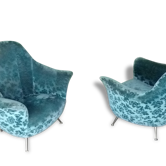 Paire de fauteuils ico parisi années 50/60