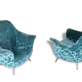 Pair of chairs ico parisi years 50/60