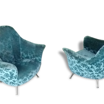 Paire de fauteuils ico parisi années 50/60