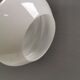 Small hanging lamp in opal glass, Danish and from the 1980s.