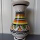 Earthenware vase with Breton decor (17 cm)