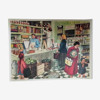 Grocer or baker poster