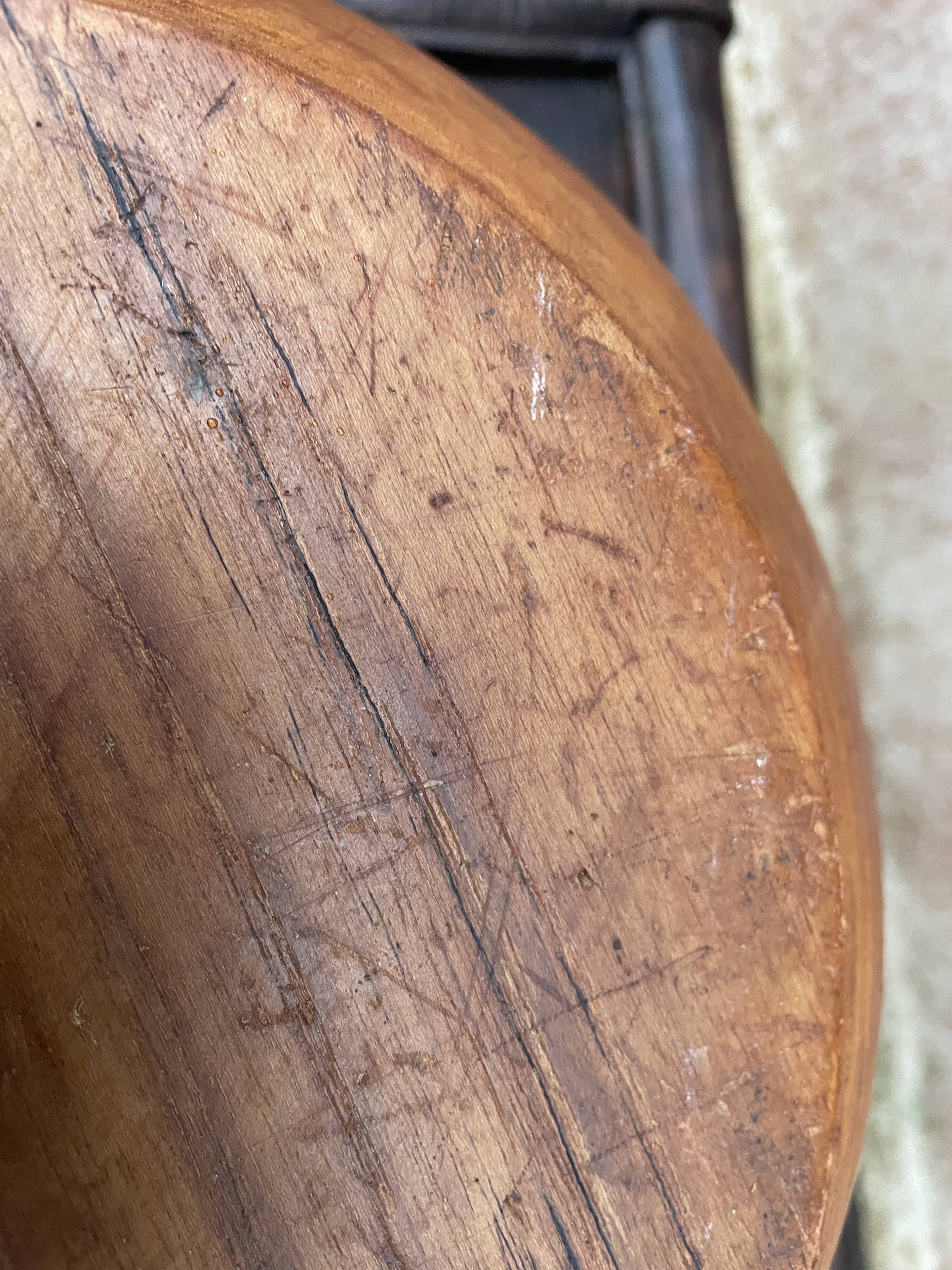 XXL teak bowl 1960
