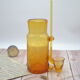Champagne carafe or soup bowl in blown glass