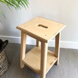 Skated wooden stool