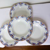 4 vintage hollow plates from the Moulin des Loups and Hamage model St Gast 220519