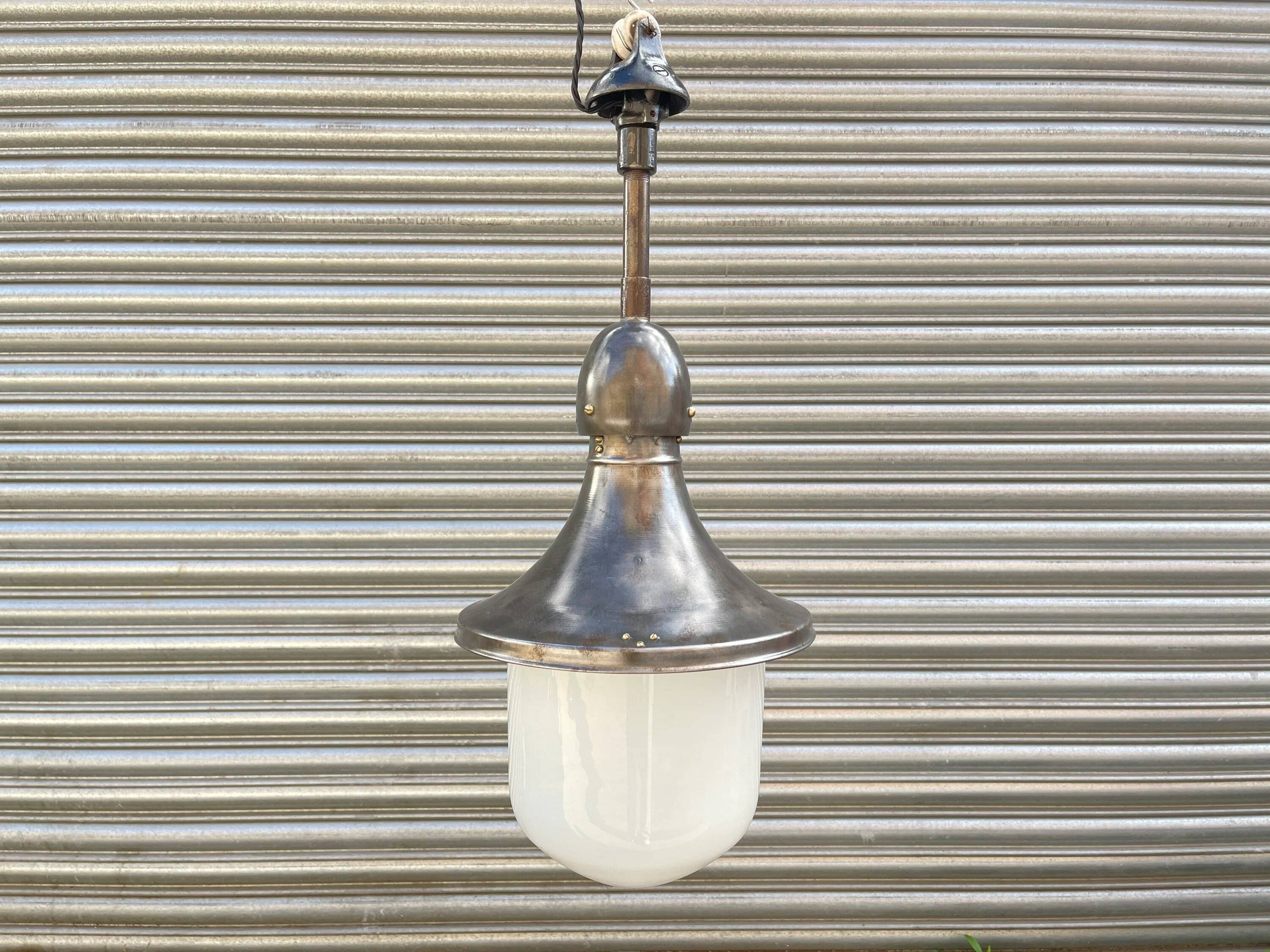 1930s industrial pendant light by Kandem - Körting & Mathiesen Leipzig