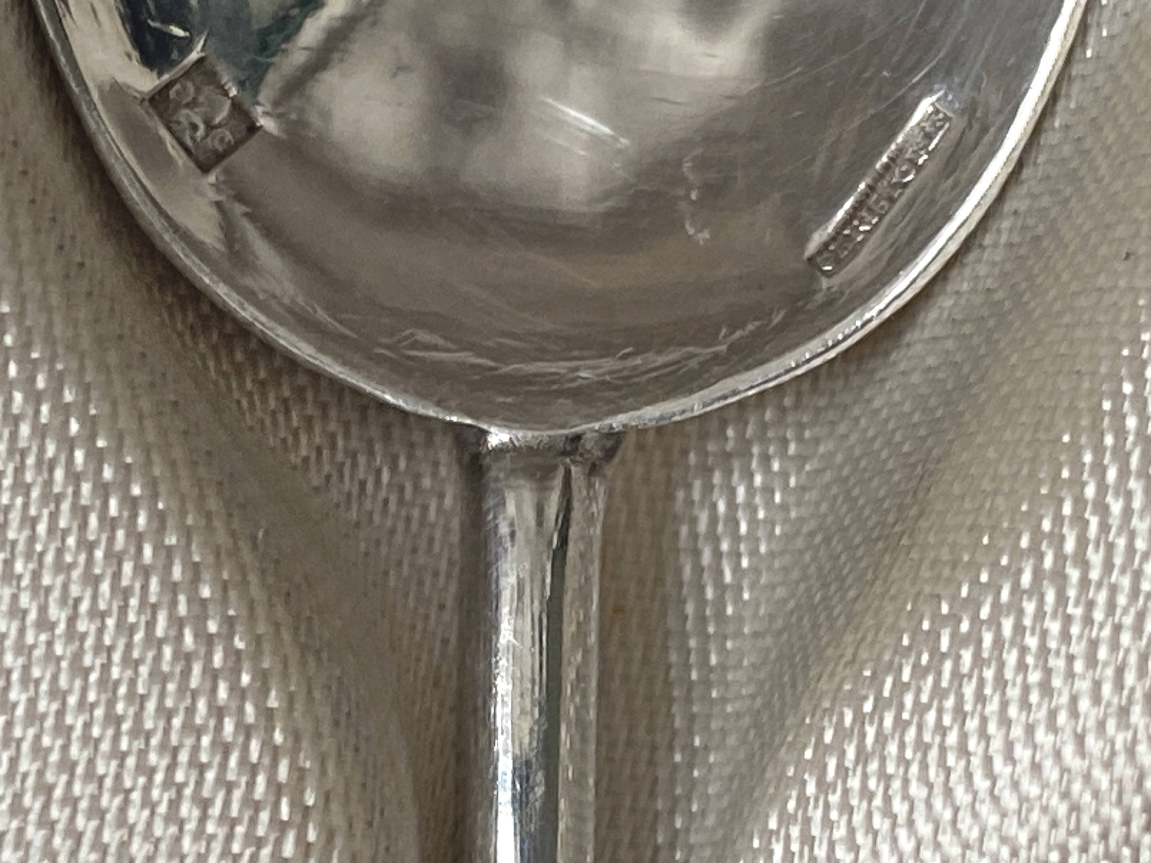 Christofle - 12 espresso spoons model Coffee Bean silver-plated metal