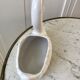 White ceramic swan pot cover 50/60s