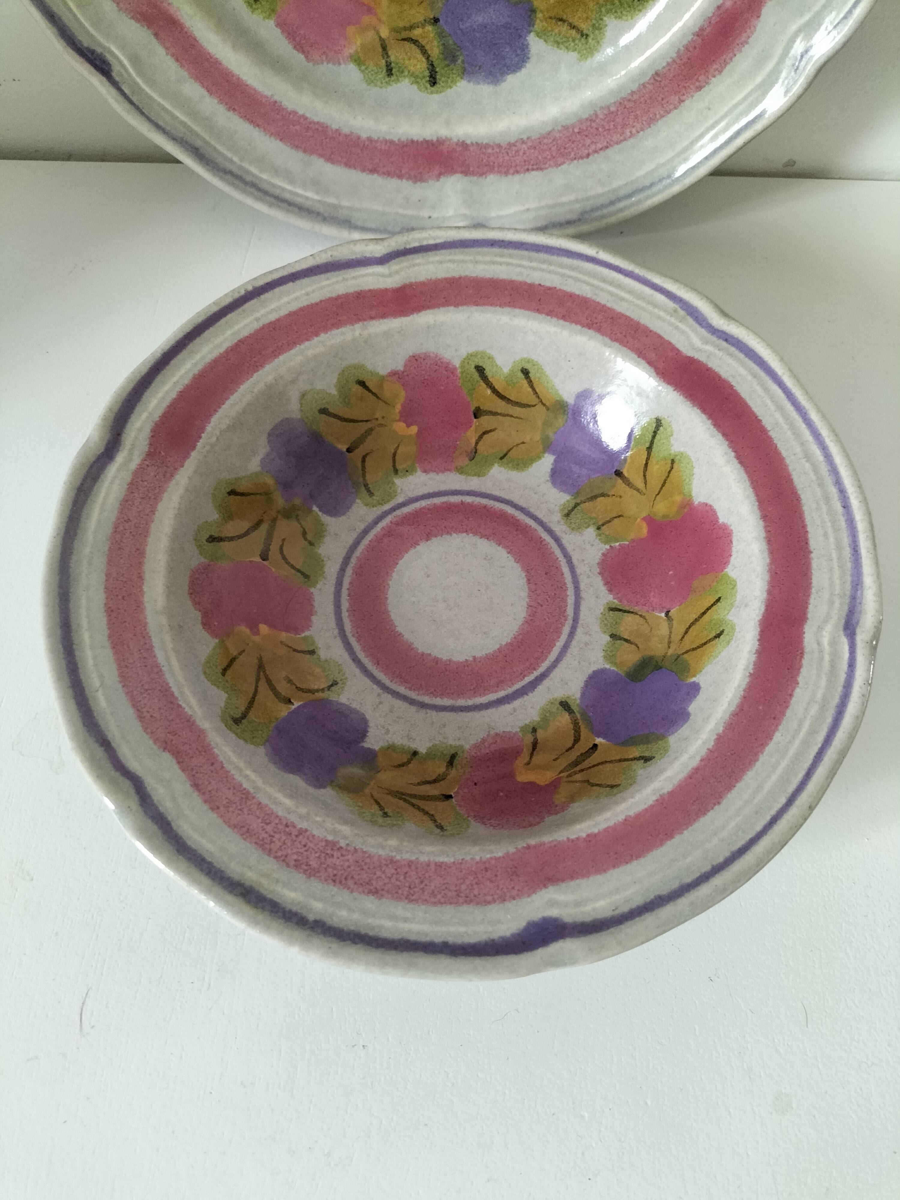 Soup Plate & Dinner Plate Duo – “Ninon” Model – MBFA Pornic