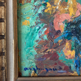 Painting - Bouquet of flowers - golden cade