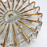 Herda glass wall lamp or ceiling lamp, 1970’s