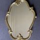 Miroir bronze doré, 36x28 cm