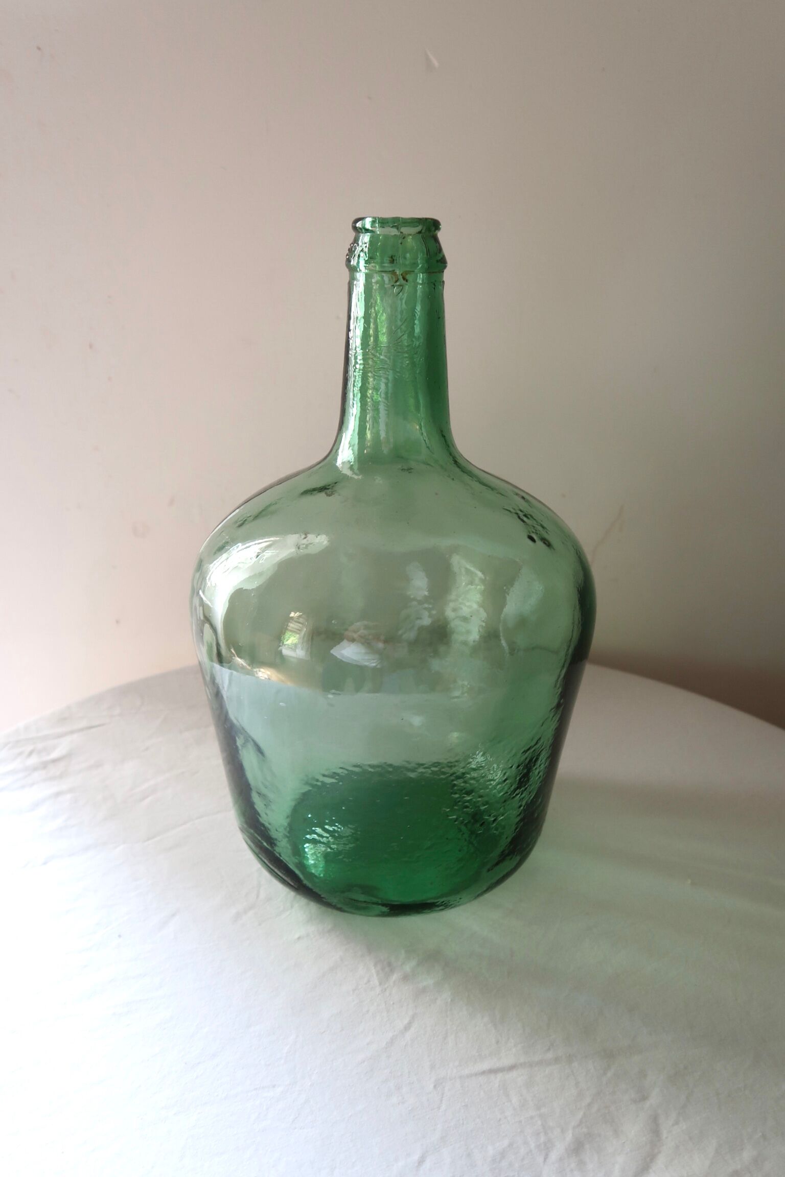 Dame-jeanne en verre verte 5 litres