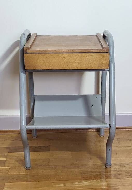 Boarding school bedside table