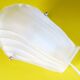 Frosted glass wall light in Art Deco style from the 1980s.