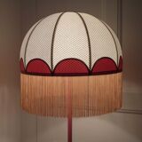 Lampshade "Vilma" in Japanese paper with fringe
