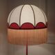 Lampshade "Vilma" in Japanese paper with fringe