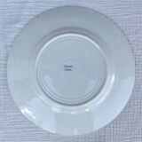 Set de 6 assiettes plates Terre de fer modèle service Congo