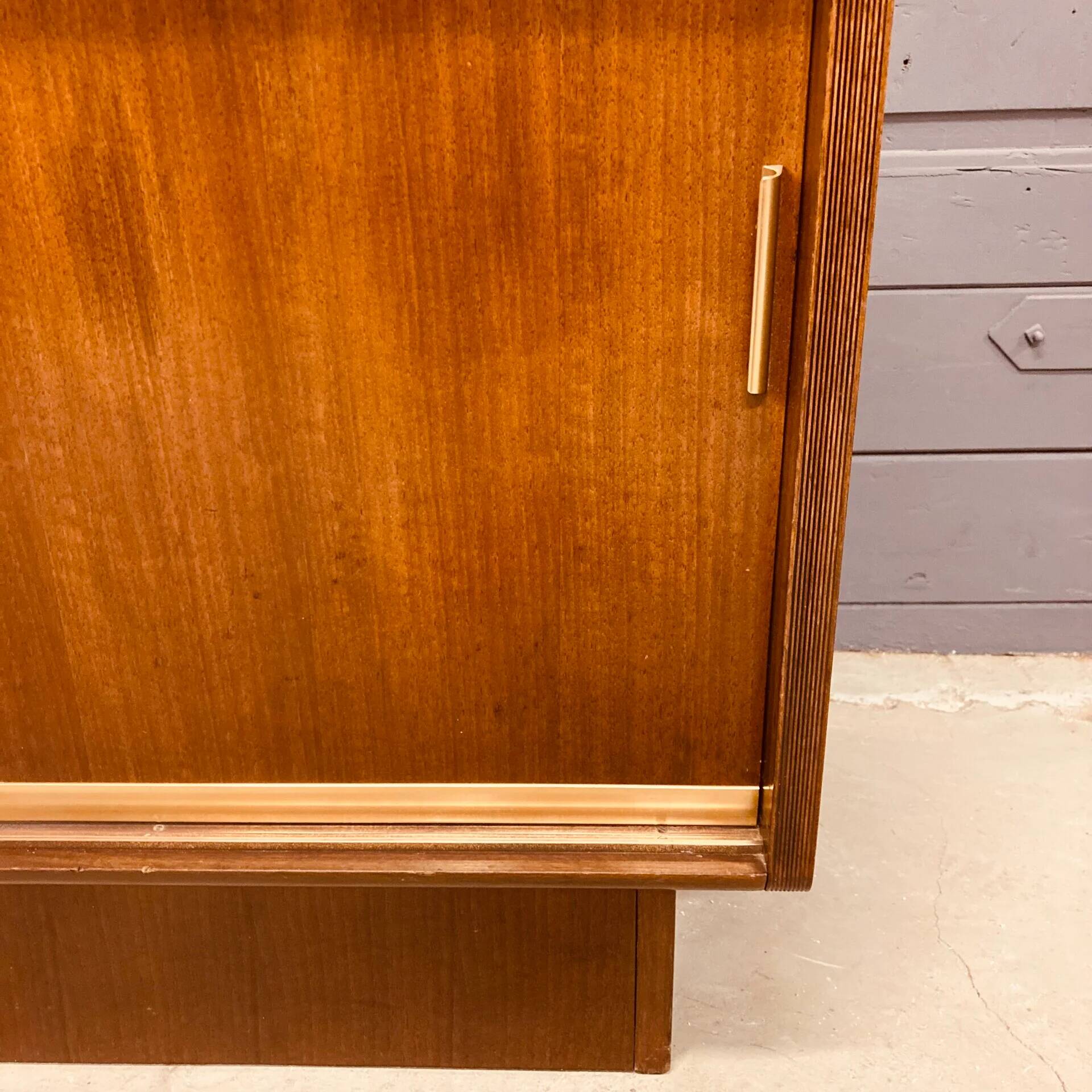 Wall cabinet A.A. Patijn for Zijlstra Joure, 1950s, walnut